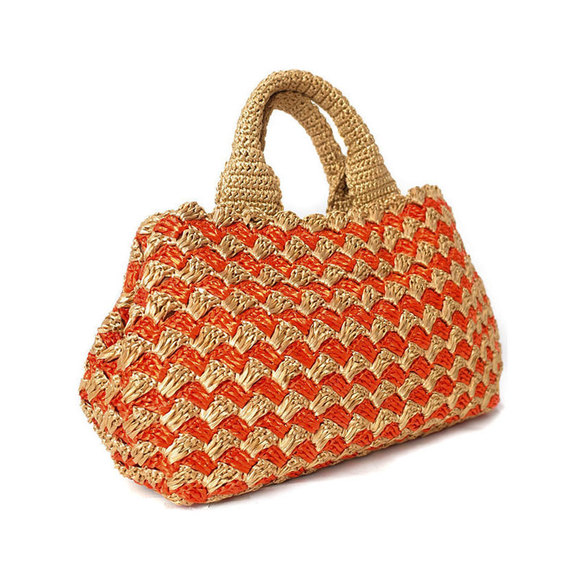 Prada Bag Basket Tote Raffia - Picture 1 of 5